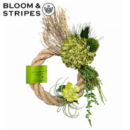 【指定日発送】BLOOM&STRIPES 正月飾り 12COLORS イエローグリーン