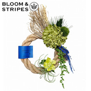 【指定日発送】BLOOM&STRIPES 正月飾り 12COLORS ブルー