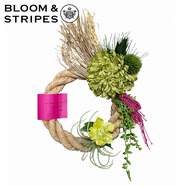 【指定日発送】BLOOM&STRIPES 正月飾り 12COLORS ピンク