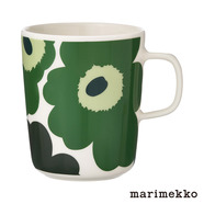 【Unikko 60th】marimekko マリメッコ マグカップ グリーン×ライトグリーン