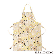 【日本限定】marimekko マリメッコ Mini Unikko エプロン イエロー