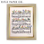 【POP UP】Rifle Paper Co. ライフルペーパー フレームインアートプリント トルストイミュージック S 額装済アートポスター