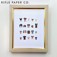 【POP UP】Rifle Paper Co. ライフルペーパー フレームインアートプリント ドッグデイズ S 額装済アートポスター