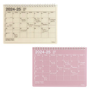 【2024年4月始まり】ノートブックタイプ B6 マンスリーカレンダーS 