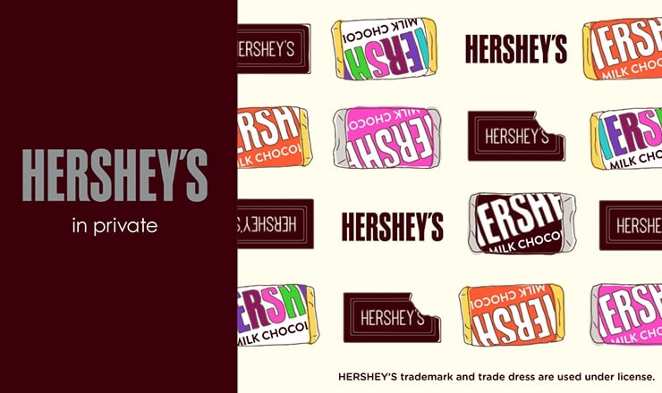 in private HERSHEY'S