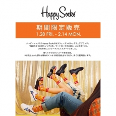 「Happy Socks(ハッピーソックス)」POP UP ...