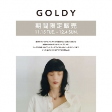 「GOLDY(ゴールディ)」POP UP イベント開催...
