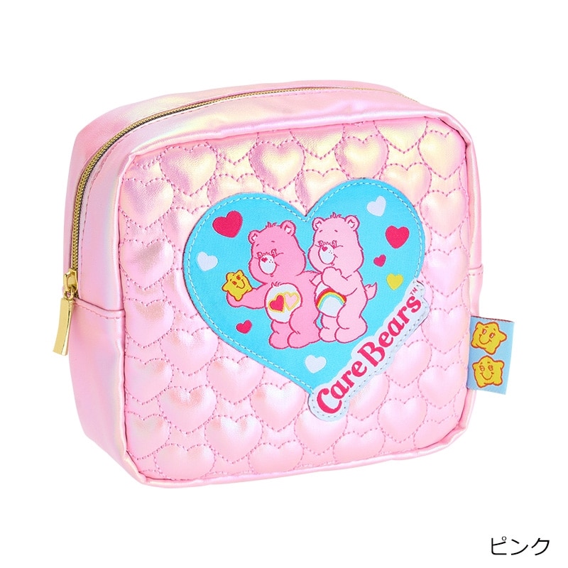Care Bears ケアベア オーロラスクエアポーチ(ピンク): 通常| プラザ