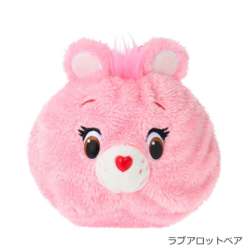Care Bears ケアベア ラメ巾着(ラブアロットベア): 通常| プラザ