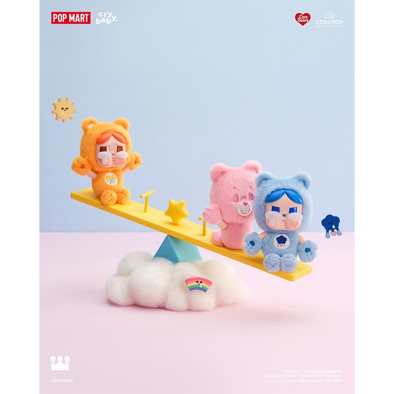 POP MART ポップマート CRY BABY × Care Bears ケアベア ぬいぐるみ