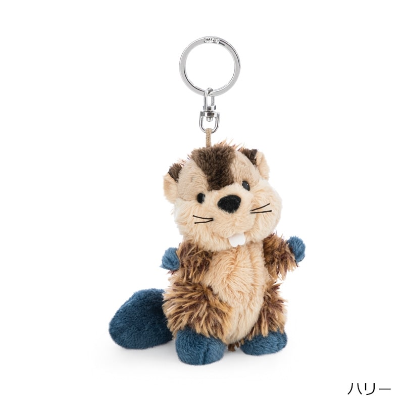 NICI ジョリーキング シリアルナンバー ぬいぐるみ ニキ NICI キーリング ビ－バー ハリー/ノロジカ ルネ(ハリー): 通常