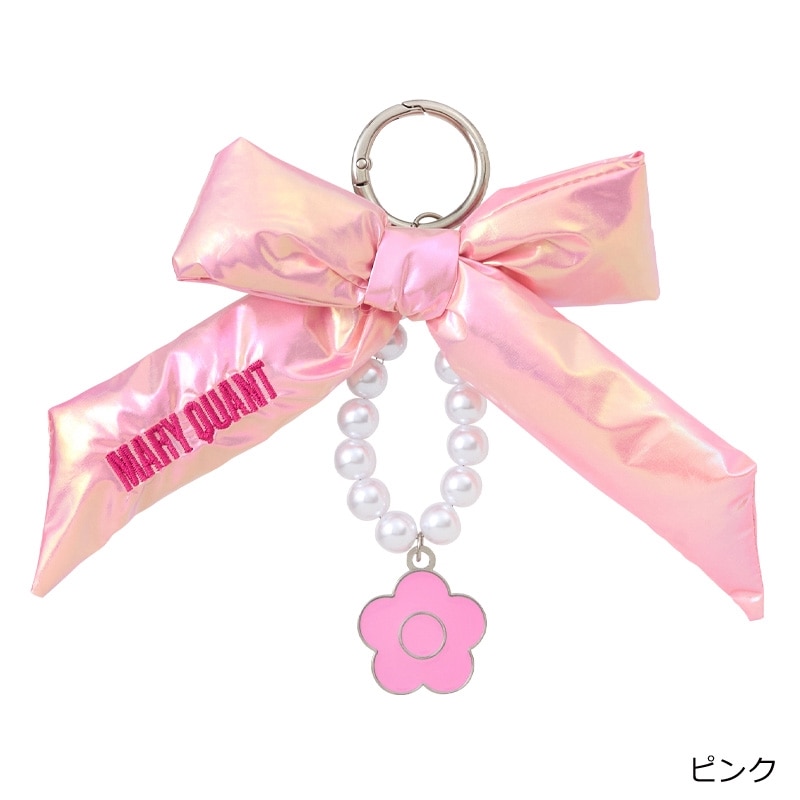 MARY QUANT マリークワント カラビナチャーム(ピンク): 通常| プラザ