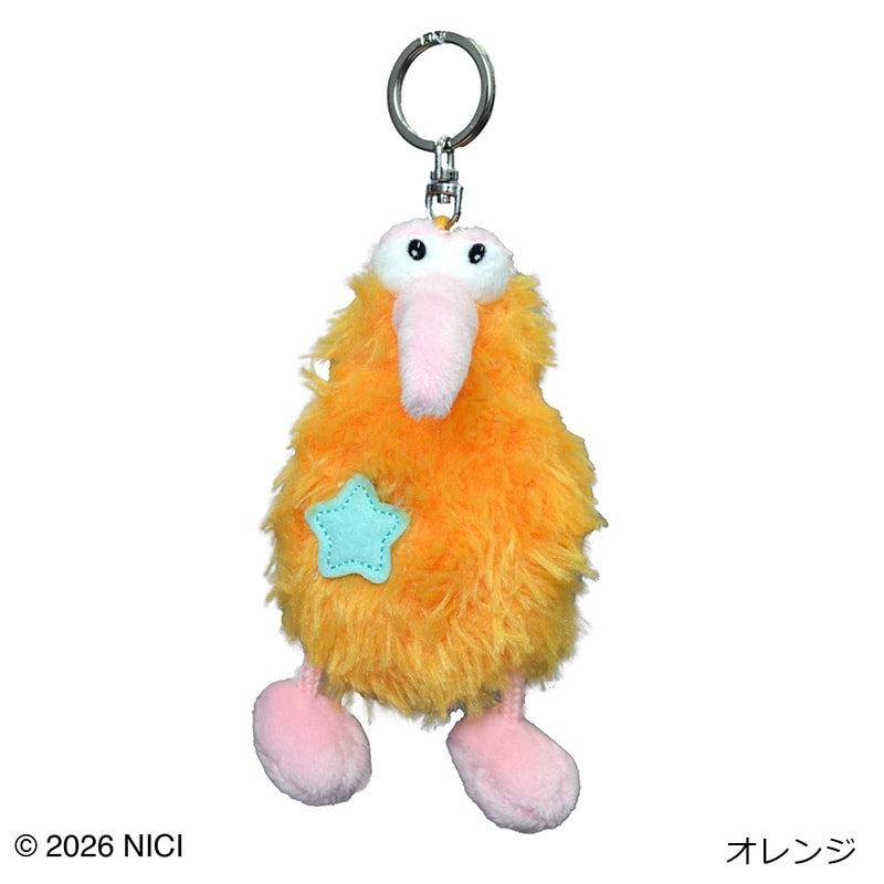 ニキ NICI ぬいぐるみキーリング カラフルバード ビリー・レイ
