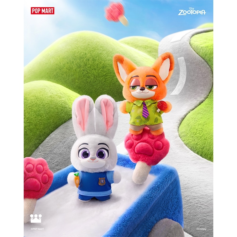 POP MART ポップマート ZOOTOPIA ズートピア Ace Duo ぬいぐるみ