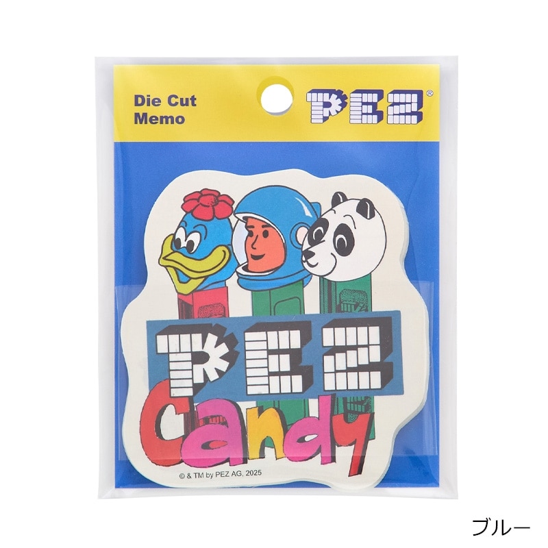 ダイカットメモ　① PEZ ペッツ ダイカットメモ(ブルー): 通常| プラザオンラインストア