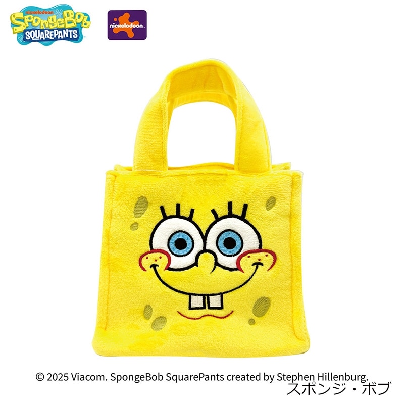 SpongeBob SquarePants スポンジ・ボブ フェイストートバッグ(スポンジ