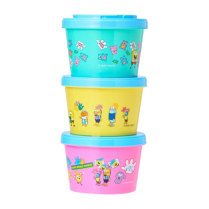 SpongeBob SquarePants スポンジ・ボブ スタッキングコンテナ3Pセット
