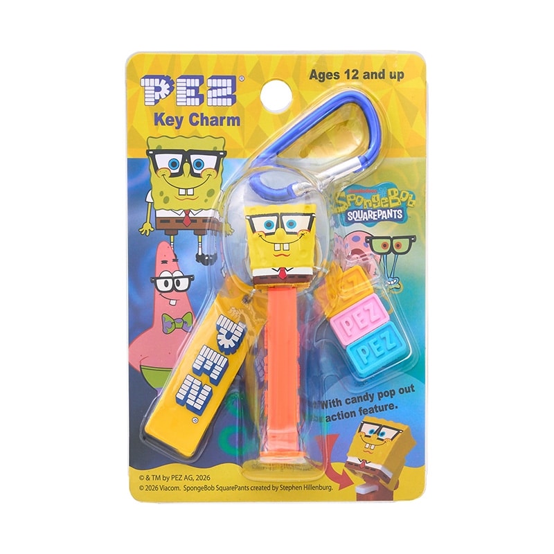 SpongeBob SquarePants スポンジ・ボブ PEZ ペッツ カラビナキーリング