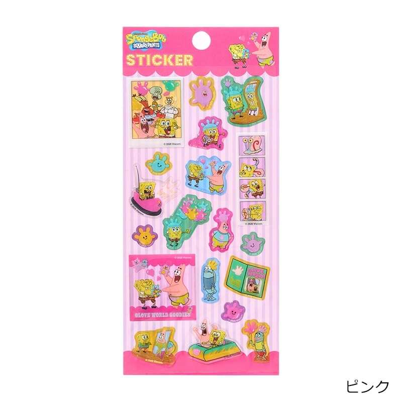 SpongeBob SquarePants スポンジ・ボブ ぷっくりシートステッカー