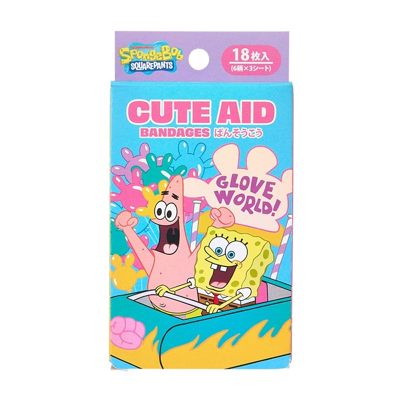 SpongeBob SquarePants スポンジ・ボブ ばんそうこう GLOVE WORLD
