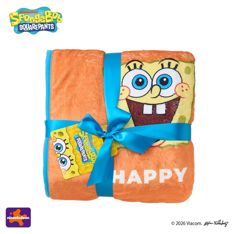 SpongeBob SquarePants スポンジ・ボブ ブランケットM オレンジ