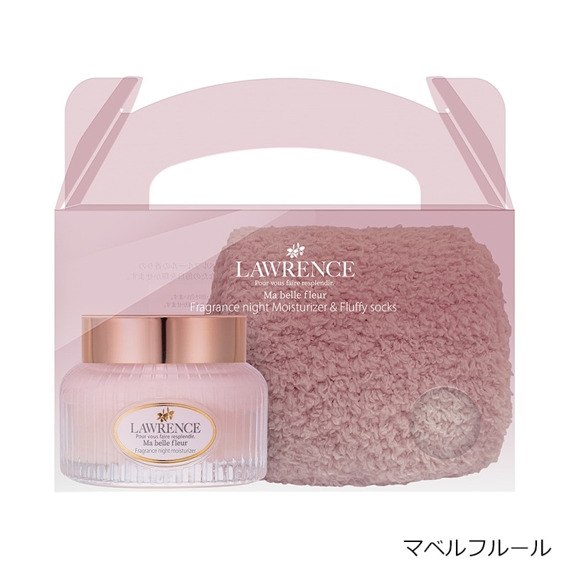 LAWRENCE ロウレンス ナイトモイスチャライザー＆ルームソックスセット