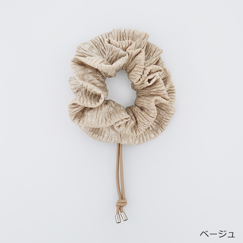 Flowering フラワーリング シュシュット HSS0001(ベージュ Flowering フラワーリング シュシュット HSS0001(ベージュ