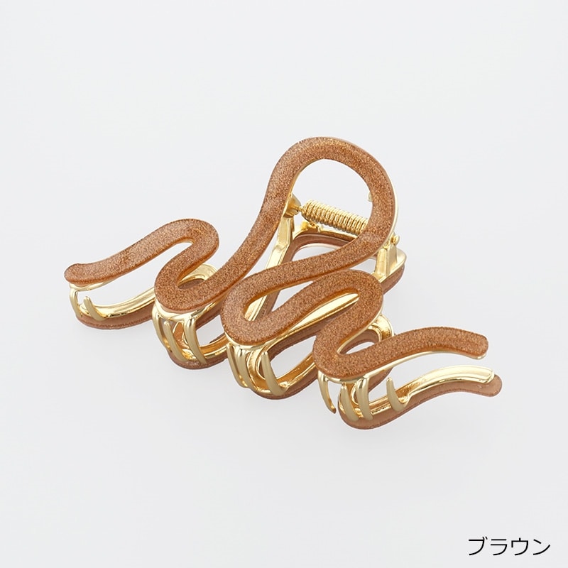 Flowering フラワーリング ヘアクリップ HHC0546(ブラウン