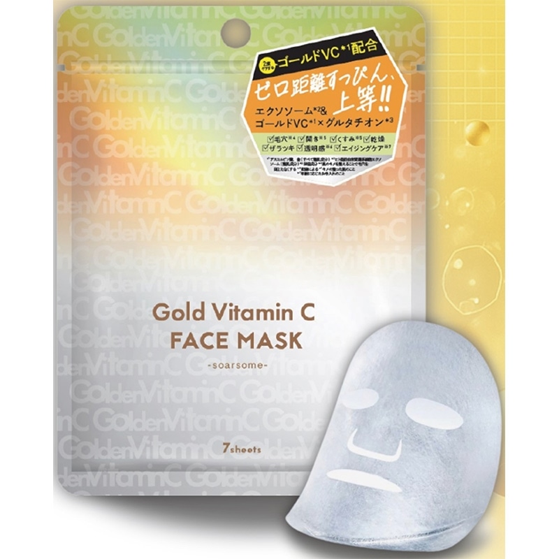 soarsome ソアソーム ゴールドVCフェイスマスク(シートマスク): 通常