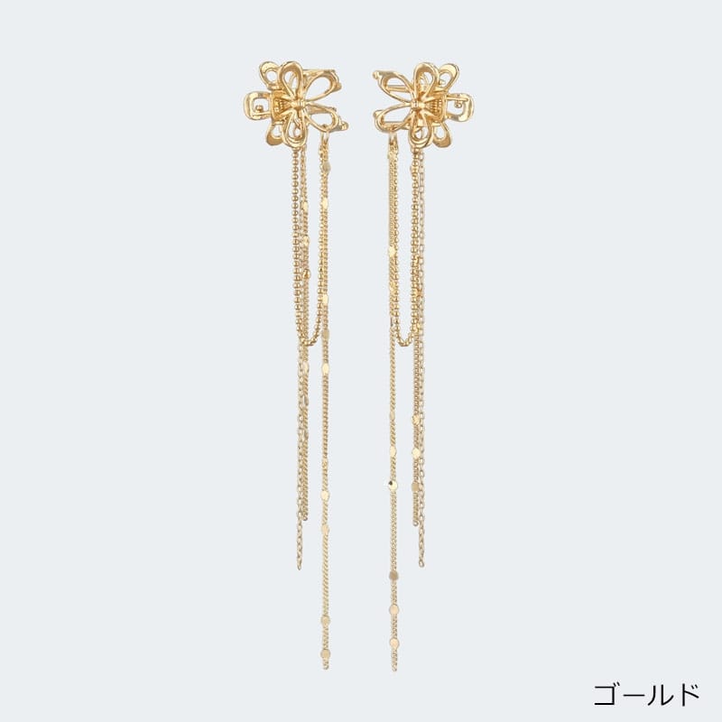 Flowering フラワーリング ヘアクリップ HHC0555(ゴールド