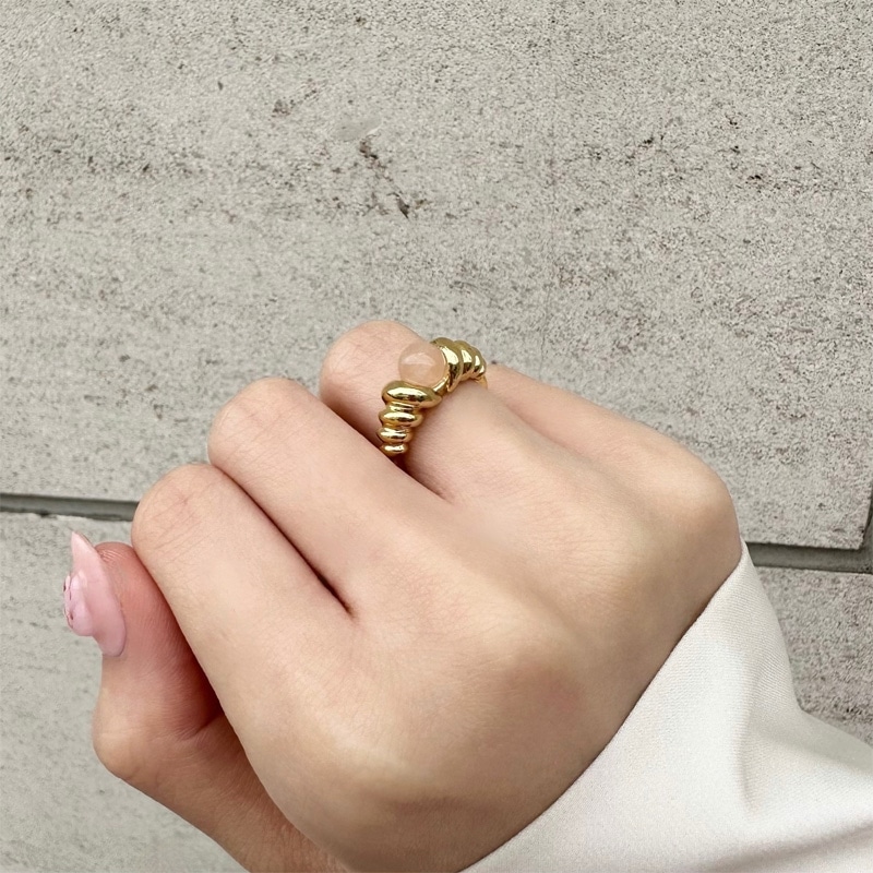 新品未使用 Liquem リキュエム ルクア大阪 限定 POPUP リング 8/31まで】Liquem リキュエム オーロラ リング(リング): 通常