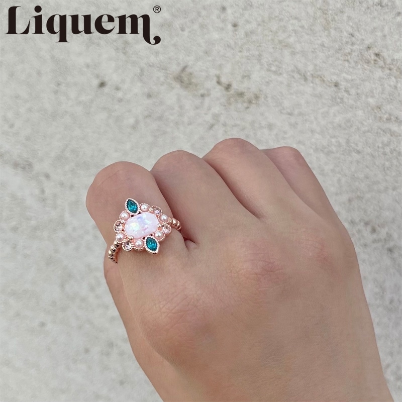新品未使用 Liquem リキュエム ルクア大阪 限定 POPUP リング 8/31まで】Liquem リキュエム オーロラ リング(リング): 通常