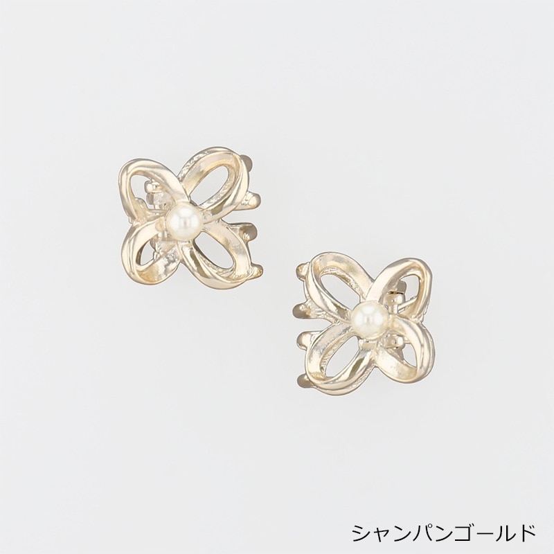 hydran様 本物フラワー1輪タイプ 髪飾り Flowering フラワーリング ヘアクリップ HHC0571(シャンパンゴールド