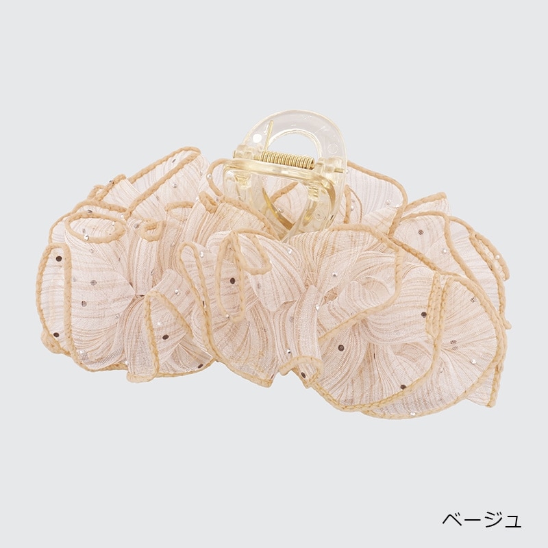 Flowering フラワーリング ヘアクリップ HHC0581(ベージュ): 通常