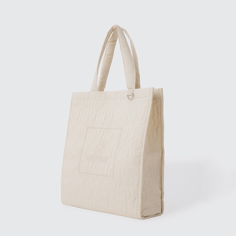 Lazy Styles レイジースタイルズ キルティングトート オフホワイト
