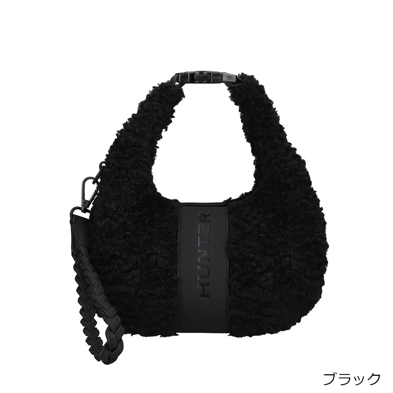 HUNTER ハンター ブークレ ミニ クロスボディ(ブラック): 通常| プラザ