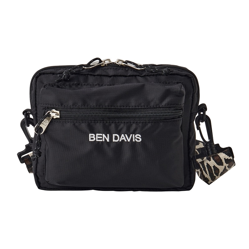 BEN DAVIS ベン デイビス レオパショルダーバッグ ブラック(ブラック