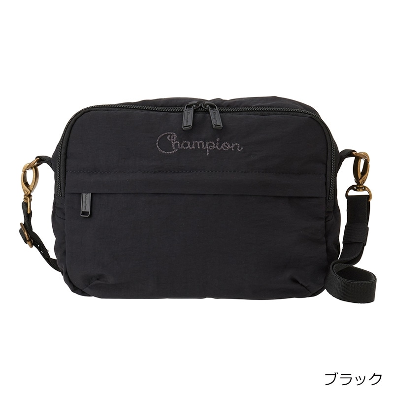 Champion チャンピオン 横型ショルダーバッグ(ブラック): 通常| プラザ 