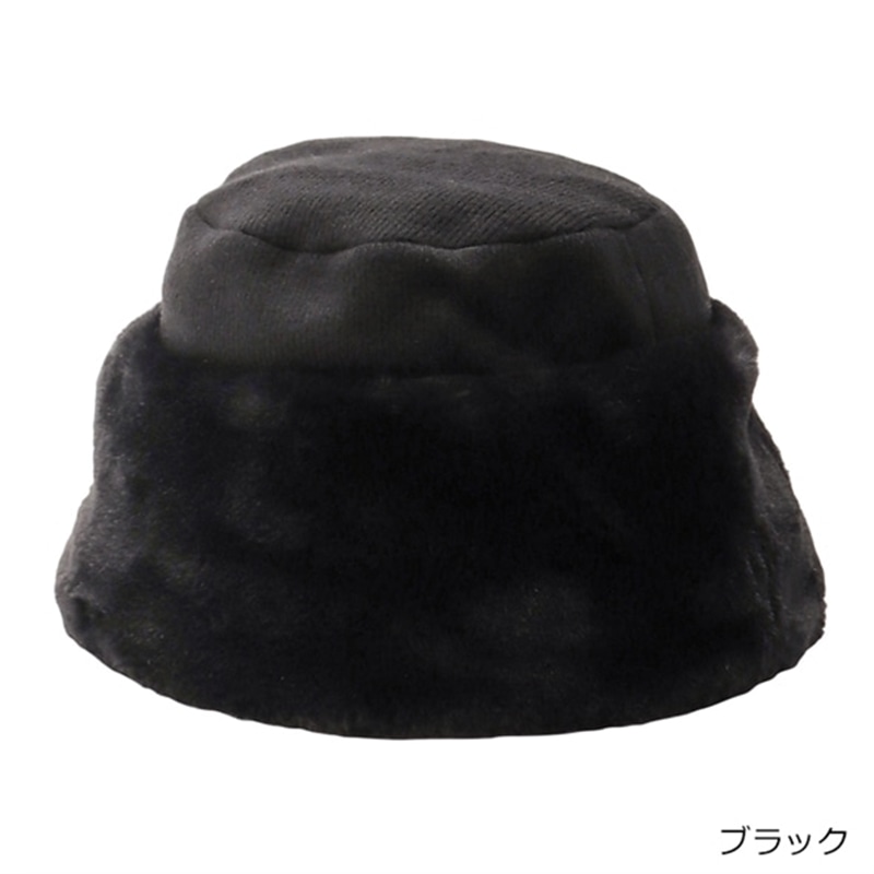 ファーコンビバケットハット(ブラック): 通常| プラザオンラインストア