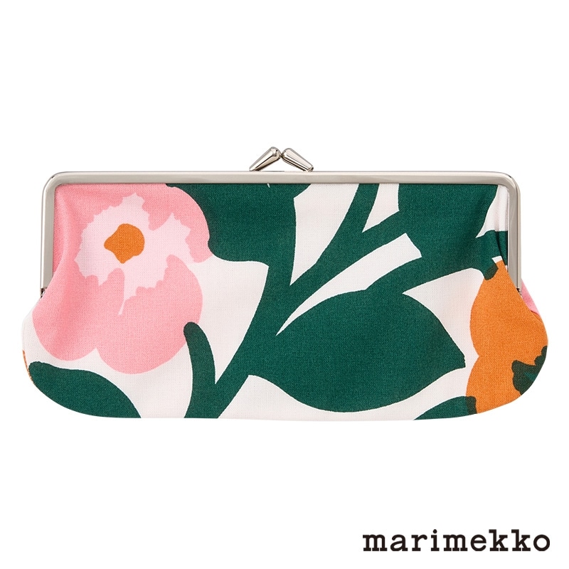marimekko マリメッコ Pieni Green Green Silmalasikukkaro