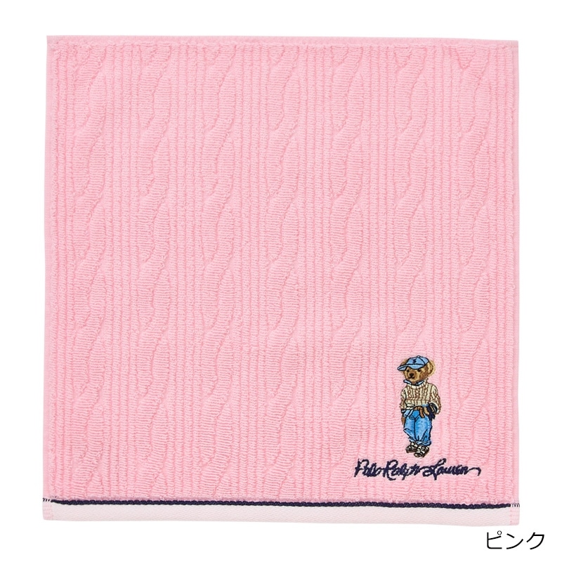 新品 未使用 ラルフローレン タオルケット シングル ピンク