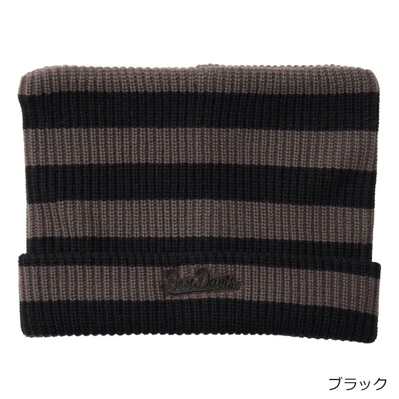 BEN DAVIS ベン デイビス ボーダー猫耳ワッチ(ブラック): 通常| プラザ