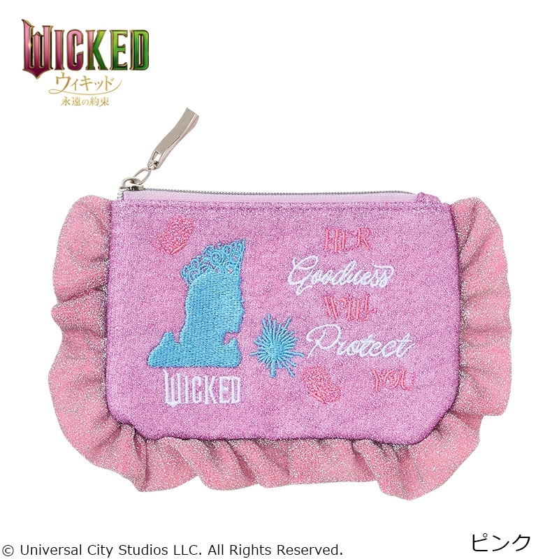 WICKED / ウィキッド 永遠の約束 フリル付きティッシュポーチ(ピンク