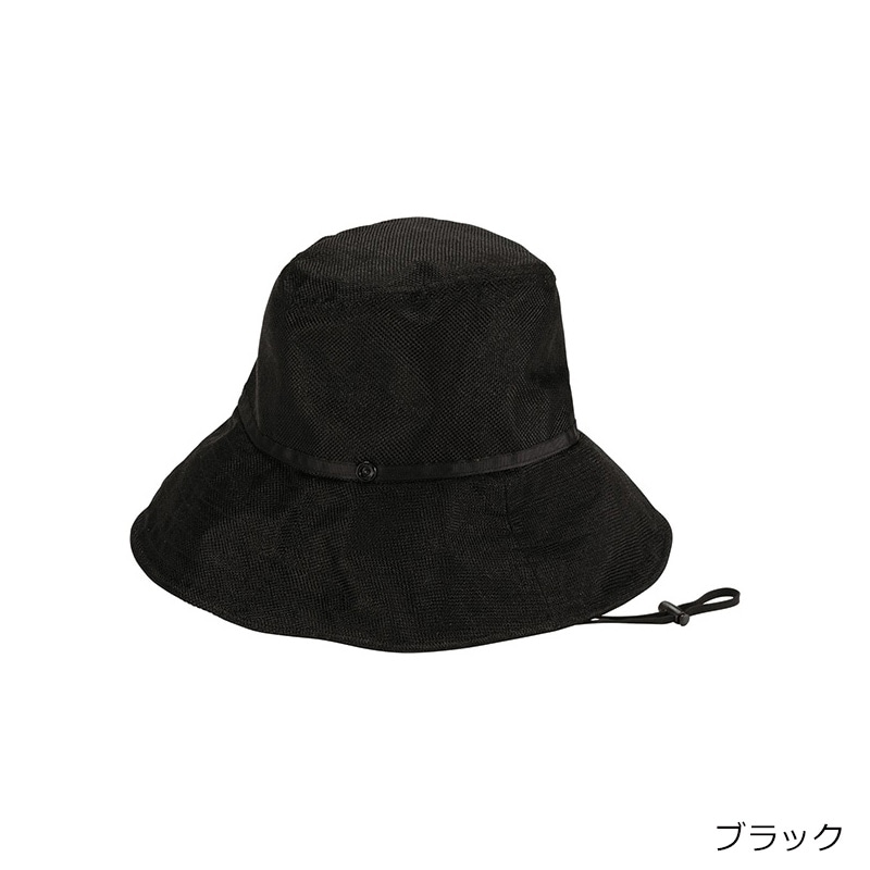 Wpc. UVカット 接触冷感 クロッシェハット(ブラック): 通常| プラザ 