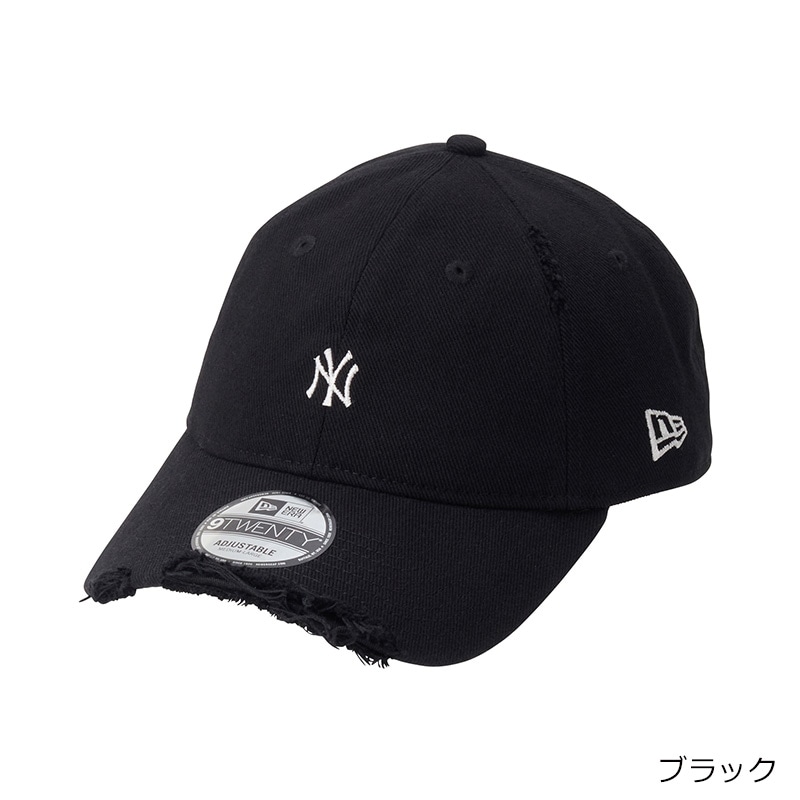 NEW ERA ニューエラ 9TWENTY ダメージキャップ(ブラック): 通常