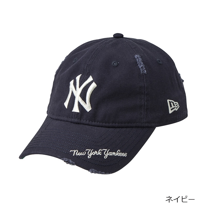 NEW ERA ニューエラ バイザーロゴキャップ(ネイビー): 通常| プラザ