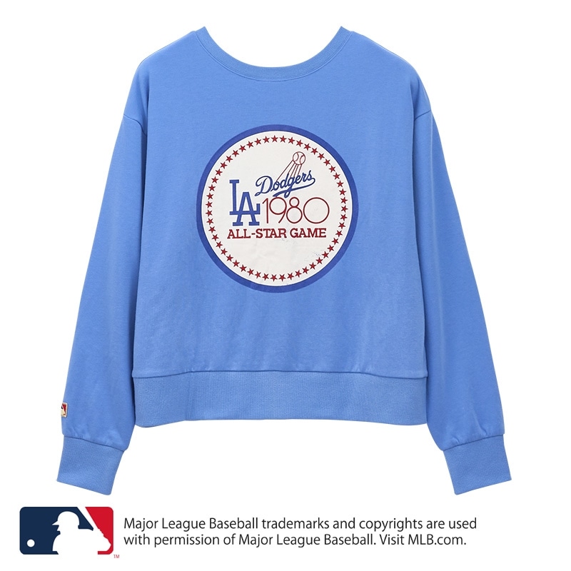 MLB 裏毛カーディガン ロサンゼルス・ドジャース(ブルー): 通常