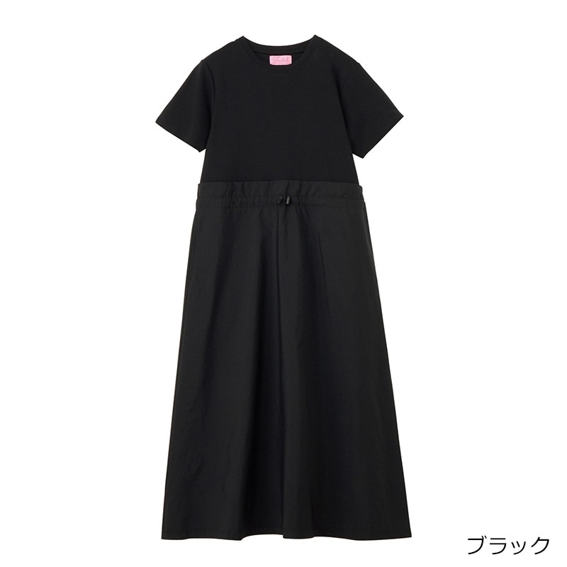ぶひぶひん Furbish ファービッシュ ドッキングワンピース(ブラック): 通常