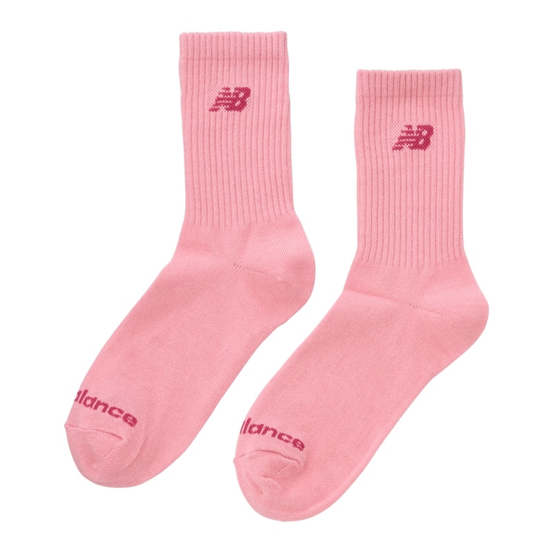 New Balance ニューバランス ピンク マルチ ソックス 3足セット
