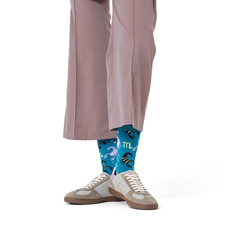 Happy Socks ハッピーソックス クルー丈ソックス 蠍座(23-25.5cm